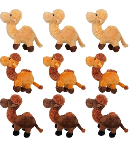 TY Beanie Boo Plüschtier „Jamal“ Das Kamel – Mehrfarbig, Mit Glitzaugen & Herzschild