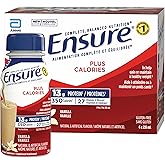 Ensure Plus Calories, Nutritional Supplement Shake, To Help With Healthy Weight Gain Or Maintenance, Vanilla, 6 x 235-mL Bott