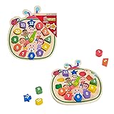 CoComelon Count with Me Wooden Clock, Recycled