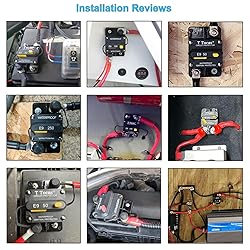 T Tocas 120 Amp Circuit Breaker with Manual Reset