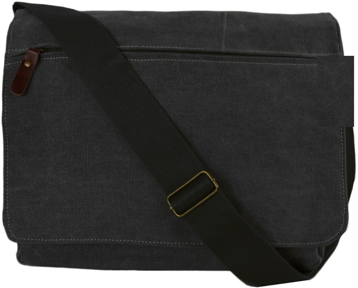 GFM® Mens Boys Canvas Messenger Bag for Up to 15.6 Inch Laptop, Tablet etc for School Office, College, Uni,Casual, Travel