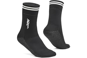OMYAFL Water Socks 3mm Neoprene Socks Sand Proof Socks for Beach Soccer Volleyball, Waterproof Socks Keep Warm Diving Socks