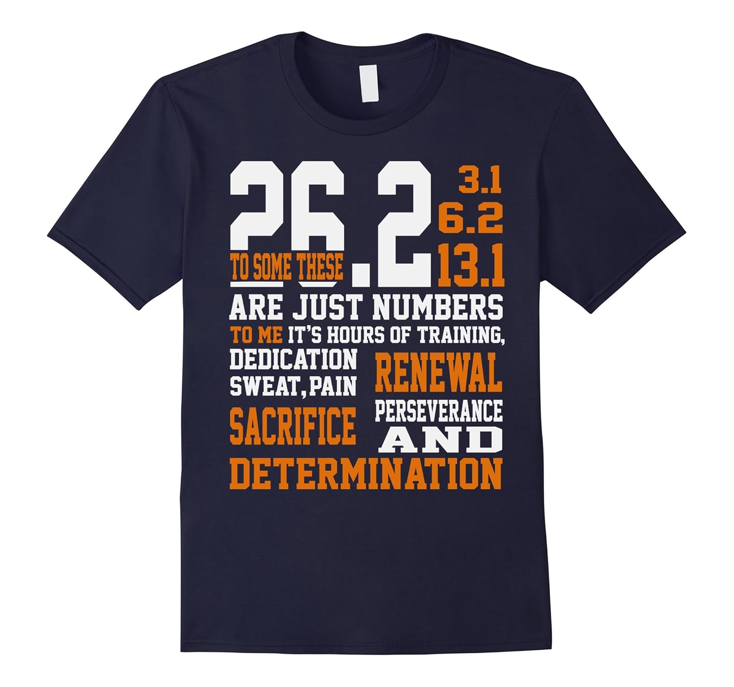 Determination Running 26.2 t-shirt-ANZ