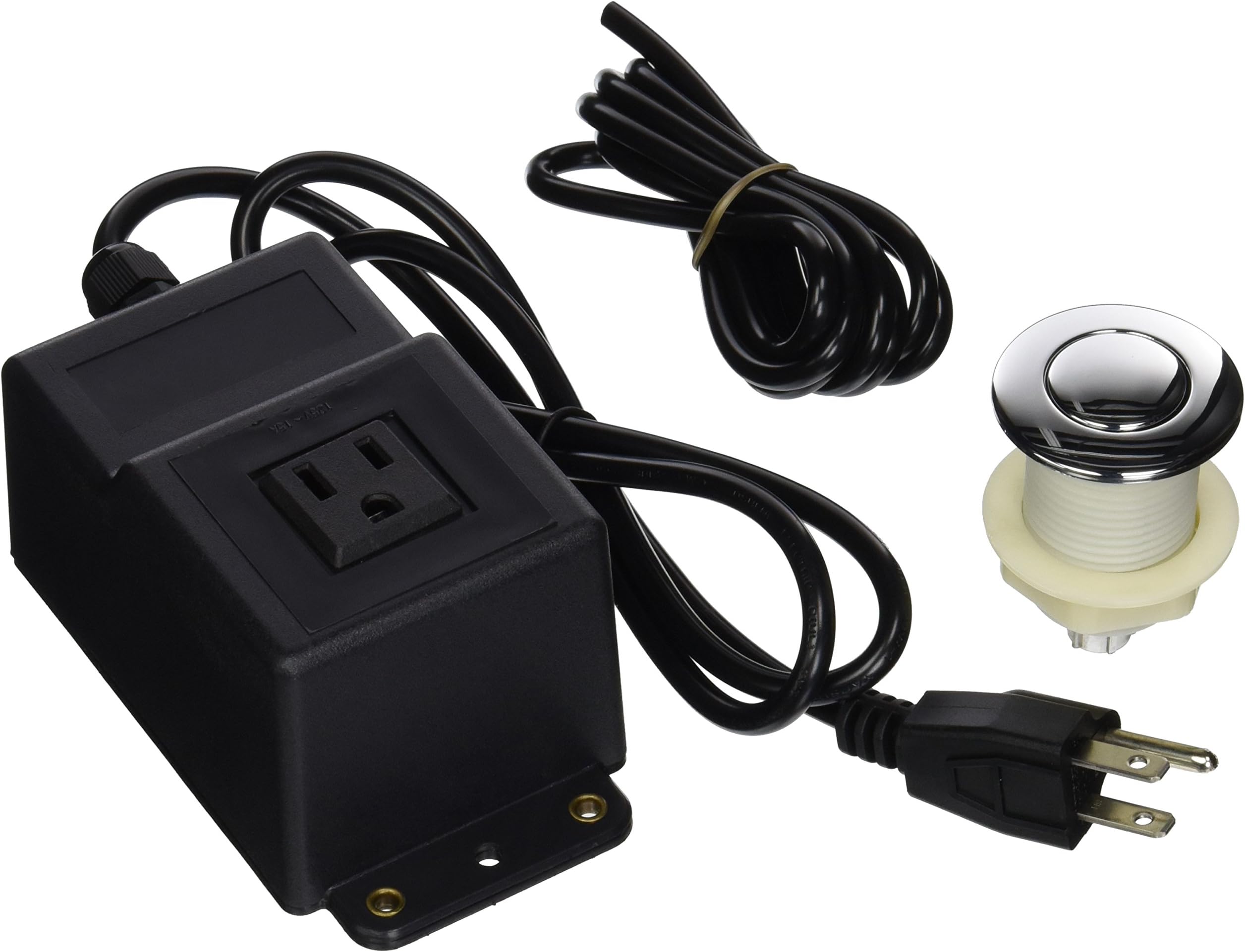 Dyconn GDABS-CH Garbage Disposal Sink Top Air Switch for Kitchen Counter, Chrome