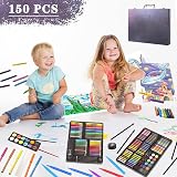 KINSPORY 150 PCS Kids Art Set Deluxe Painting Art Box for Teens Boys Girls view 4