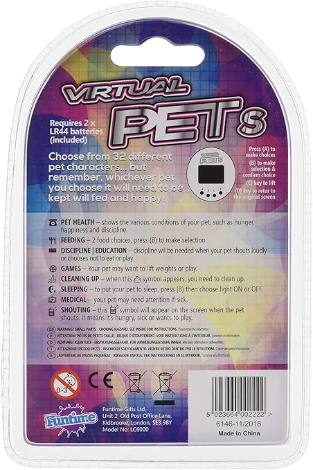 electronic virtual animal toys