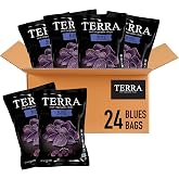 Terra Vegetable Chips, Blues Chips with Sea Salt, 1 Oz (Pack of 24)
