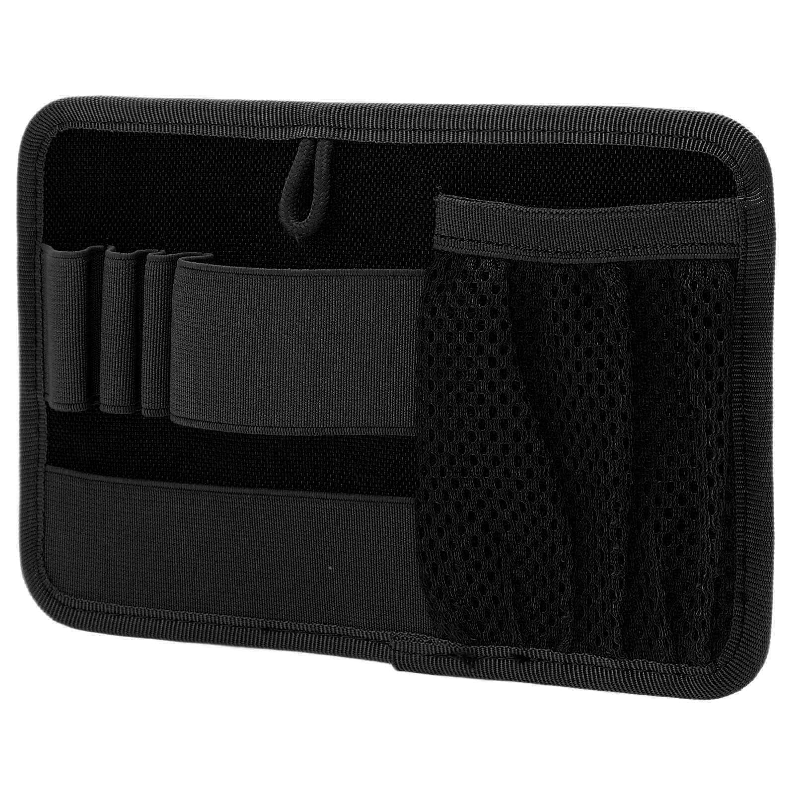 EDC Tool Waist Pack, Outdoor Oxford EDC Tool Belt Pouch Medical Utility Pouch Phone Holder Case Multi-Pocket Hunting Bag(Black)