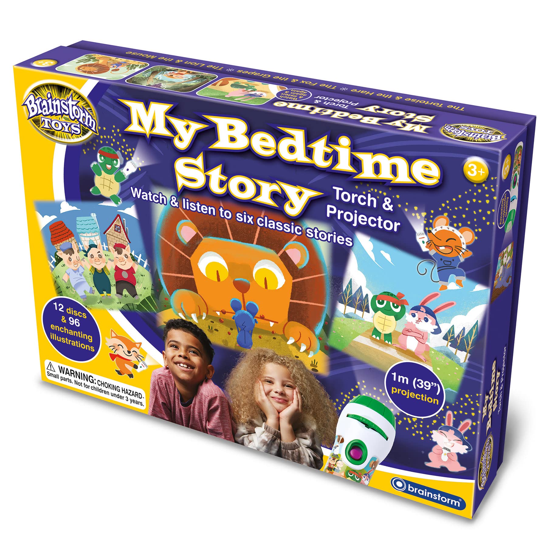 Brainstorm Toys My Bedtime Story Torch & Projector, for 3 years +, Large