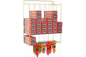 yeshine Hair Color Organizer, Hair Color Racks for Salons, Salon Hair Color Tube Storage Rack, Hair Color Metal Rack, Wall Mount Hair Color Rack, Hair Dye Tube Organizer Holder Gold