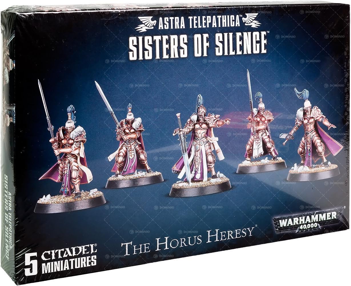 GAMES WORKSHOP 99120108007 "Astra Telepathica Sisters Of Silence Miniature Game, Retro-tri Color, 9.09 cm x 6.02 cm x 1.26 cm