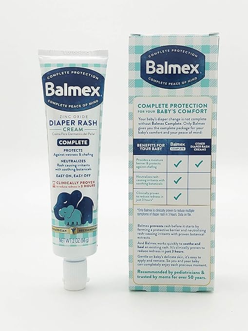balmex complete protection diaper rash cream