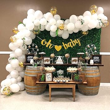 Amazon Com Baby Shower Balloon Garland Arch Kit 16ft Long Gender