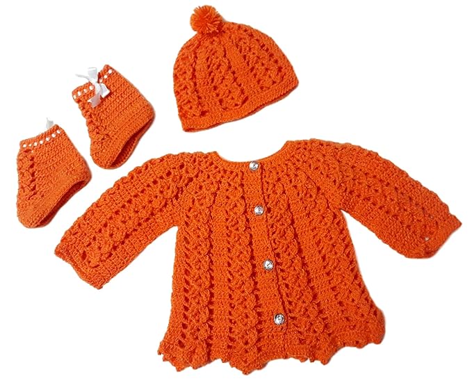 handmade woolen baby set