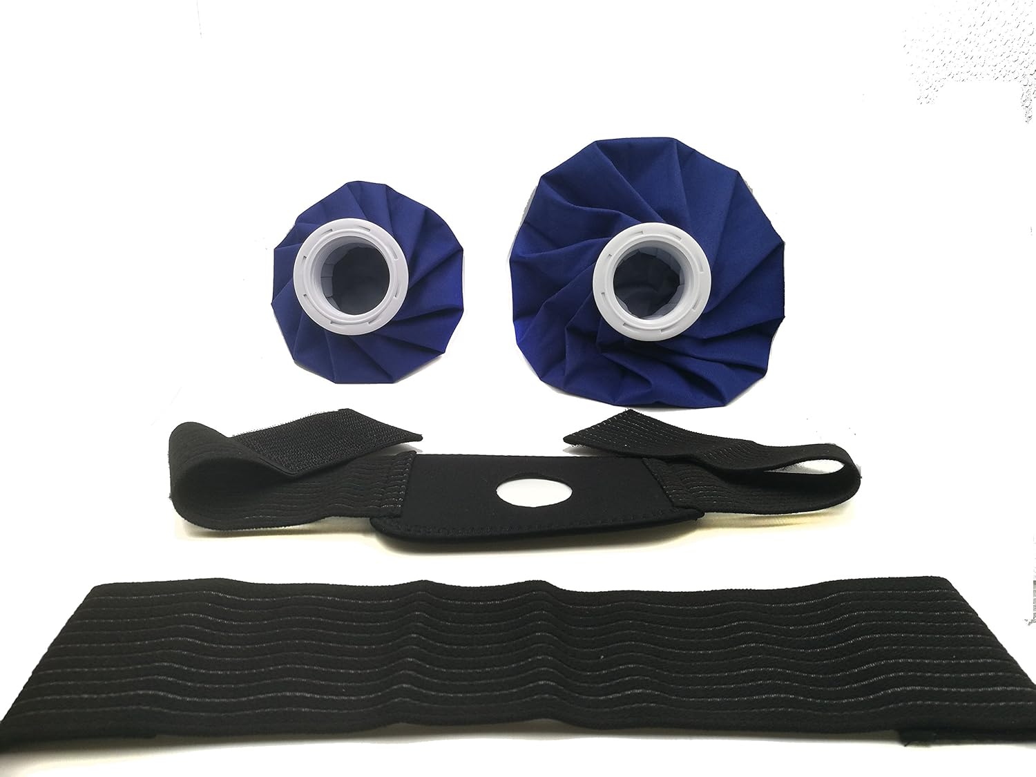 Ice Bags w/Wrap Around Velcro Extension Band, Refillable