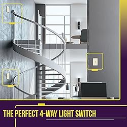 ENERLITES 20 Amp Toggle Light Switch, 4-Way, 20A