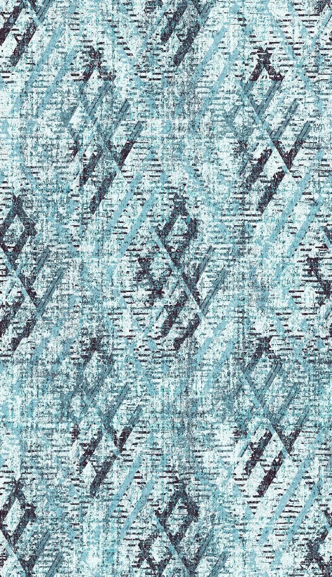 Homemania Printed Rug, 25% Polyester, 75% Cotton, Multicolor