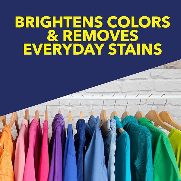 OXICLEAN COLOR BOOST LAUNDRY BRIGHTENER AND STAIN REMOVER LIQUID FRESH SCENT, 45 FL OZ