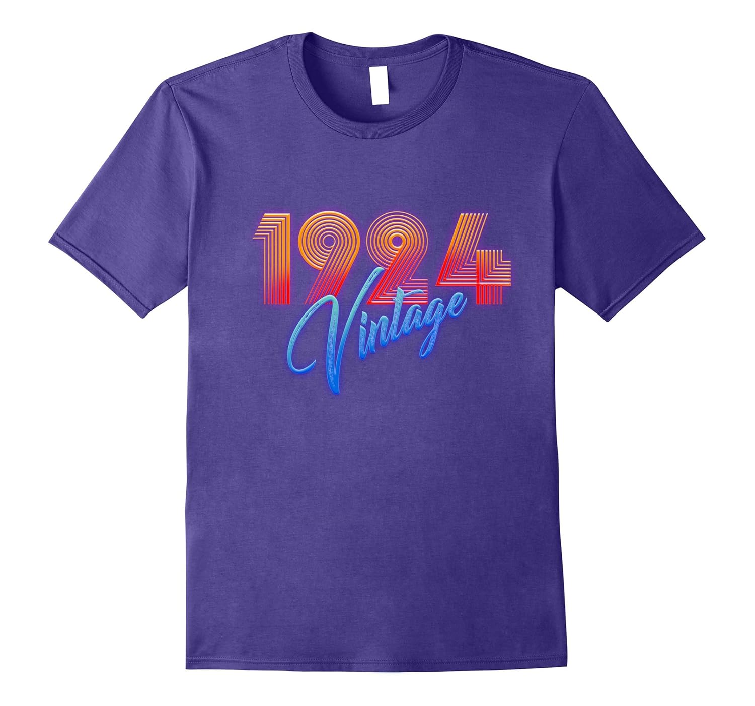 Retro 1924 birthday shirt-FL