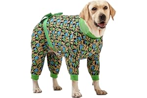 LovinPet Christmas Pajamas for Large Dogs - Unisex Three Wise Santas/Metallic Deer Black Prints, Lightweight Pullover, Pet PJ's, Pitbull Clothes, Dog Onesie, Holiday Costume XLarge