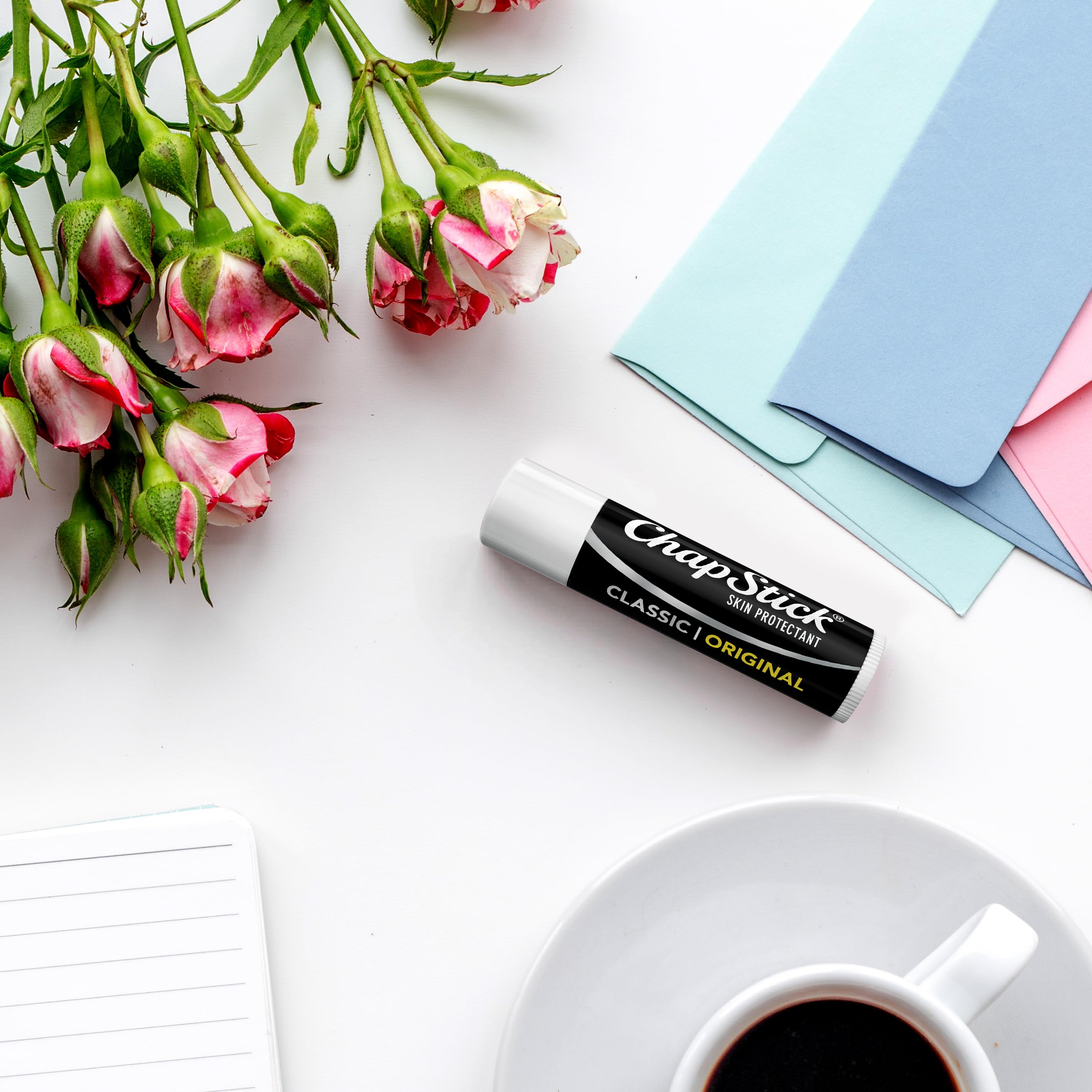 ChapStick Bulk Lip Balm, Classic Original 24-Count – Lip Moisturizer for Dry Lips, 0.15 Ea