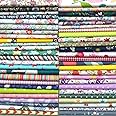 100% Cotton Quilting Fabric Misscrafts 50pcs 8" x 8" (20cm x 20cm) Craft Supplies Top Fat Quarter Bundles Floral Precut Fabri