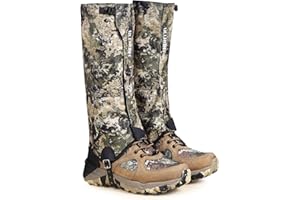 UIIHUNT Hunting Gaiters Leg Gaiters: High-Performance Hunting Boot Gaiters, Waterproof Hiking Gaiters with Upgraded Rubber