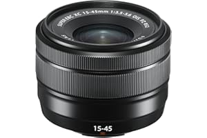 Fujifilm Fujinon Power Zoom Lens XC15-45mm F3.5-5.6 OIS PZ for Fujifilm X Mount Cameras, Black