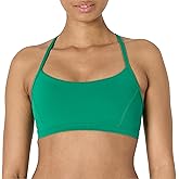 Amazon Essentials Women's Active FormFlex Buttery Soft Light Support Y-Back Thin Strap Yoga Sports Bra