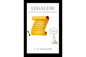 LEGALESE Word Puzzles For The Litigious Minded