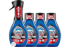 Dawn Powerwash Heavy Duty Dish Spray All-Purpose Cleaner and Degreaser, 64oz, 1 Starter Kit + 3 Refill