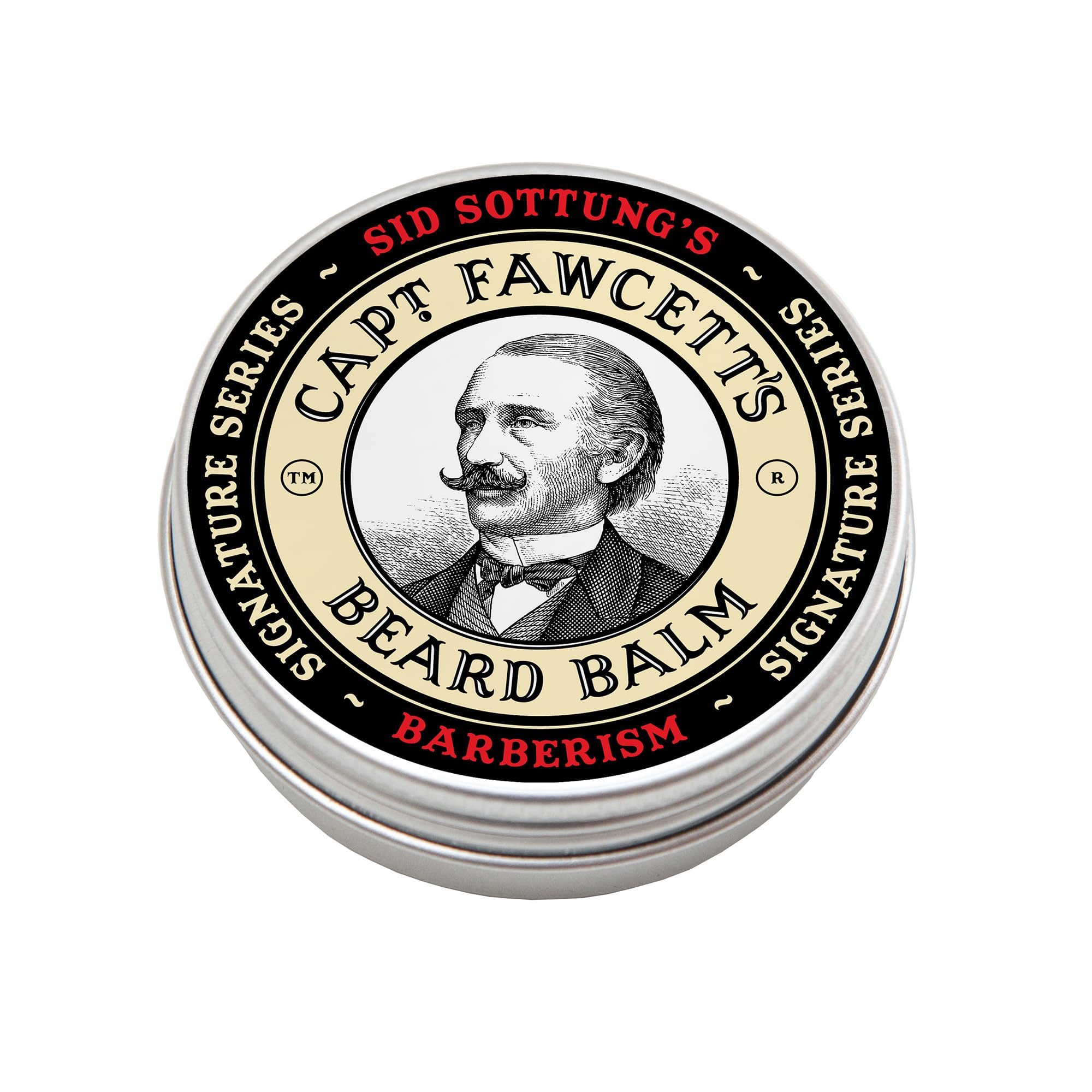Captain Fawcett Barberism Beard Balm 60ml – Classic Barbershop Beard Balm for Men – Softens, Conditions & Adds a Fresh Citrus, Cedarwood & Musk Scent for a Well-Groomed Finish
