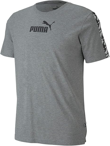 t shirt gris chiné homme