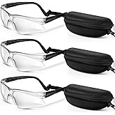 Fiada 3 Pieces Racquetball Goggles Sports Basketball Goggles Anti Fog Field Hockey View Protective Sports Eye Protectors Scratch Resistant Protective Eyewear