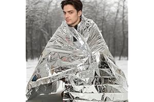Emergency Blankets for Survival Portable Camping Essentials Space Blanket Survival Set Emergency Kit Fit for Home Outdoor,Hik