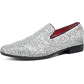 UUBARIS Mens Dress Loafers Tuxedo Suit Slip on Shoes