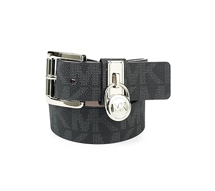 michael kors monogram belt mens