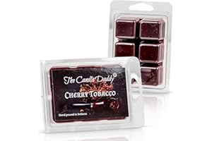 THE CANDLE DADDY Cherry Tobacco Pipe Scented Melt- Maximum Scent Wax Cubes/Melts- 1 Pack -2 Ounces- 6 Cubes