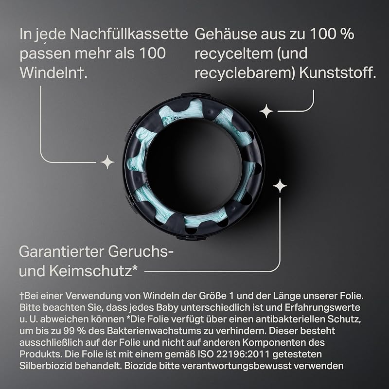 Twist & Click Advanced Windeleimer Original-Nachfüllkassetten, Exklusivpackung mit 4, je 10,5 Meter, einfaches, preiswertes Nachfüllen, 4 X 10,5 m (Packung kann variieren)