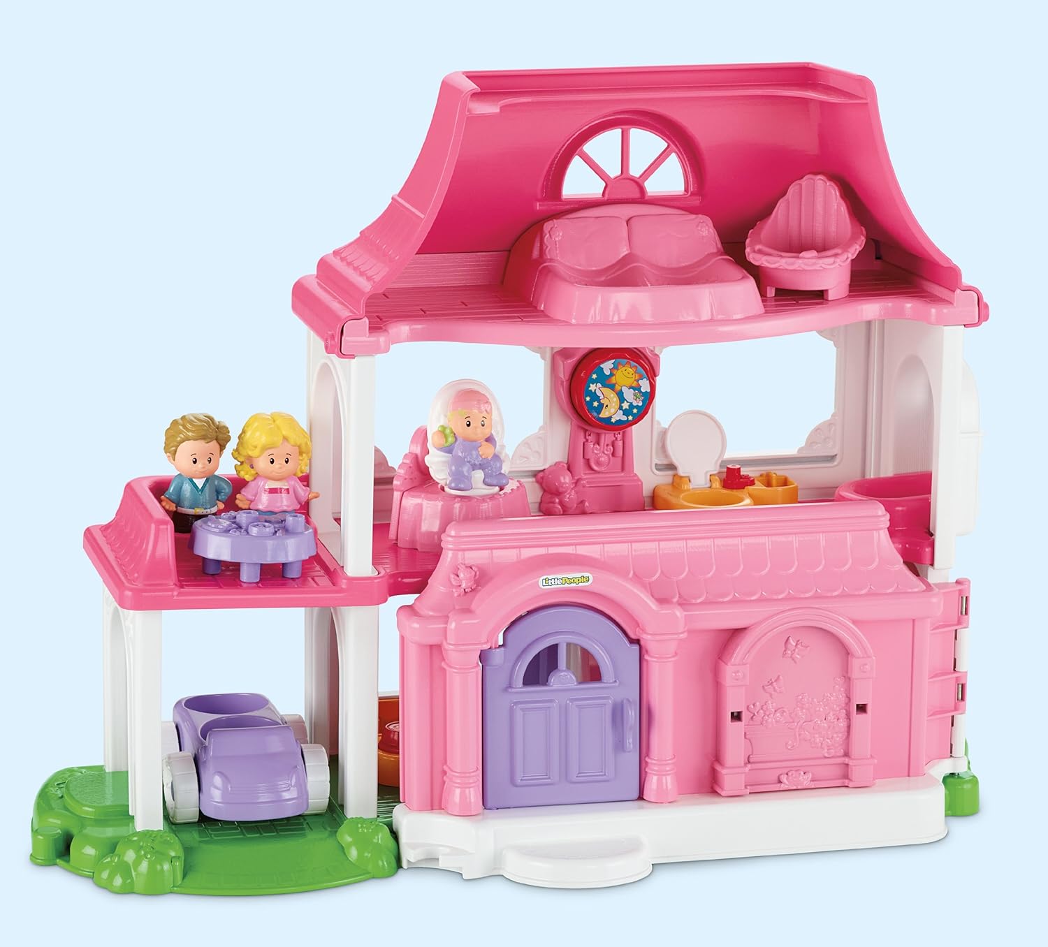 fisher price little people pink house