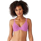 Wacoal Womens Halo Lace Unlined Mid Coverage Underwire Bra, 851205