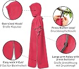 Fit-Flip Changing Robe Microfibre Swim Poncho Coral Gray L view 2