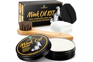 Feilove Mink Oil Leather Conditioner and Cleaner - Premium Waterproof Formula for Boots and Shoes