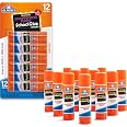 Elmer's Disappearing Purple School Glue Sticks, Washable, 6 Grams, 12 Count - Arts & Crafts, Poster, Projects, Back to School