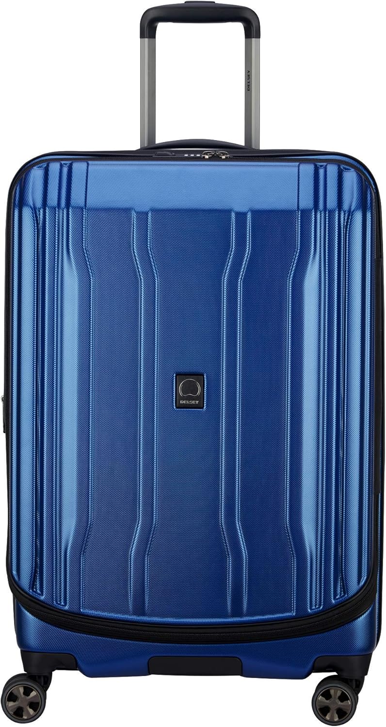 delsey luggage light blue