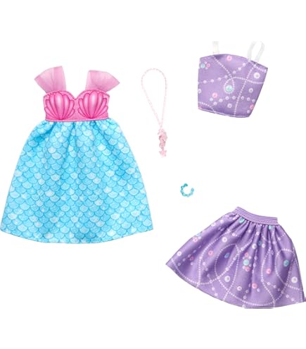 Amazon.com: Barbie Hello Kitty Blue Dress Fashion Pack : Toys & Games