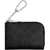COACH L Zip Key Case in Signature