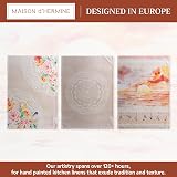 Maison d' Hermine Kitchen Towels Set of 3 100% Cotton 50x70 cm Pivoine view 2