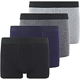 Boys Underwear Sizes 6-18 Pack of 4 Boys Boxer Briefs Super Soft Cotton Stretch