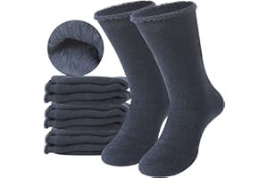 Sunew 4 Pairs Thermal Socks Skiing Snowboarding Hiking Mens Womens 7X Warmer Winter Crew Boot Socks